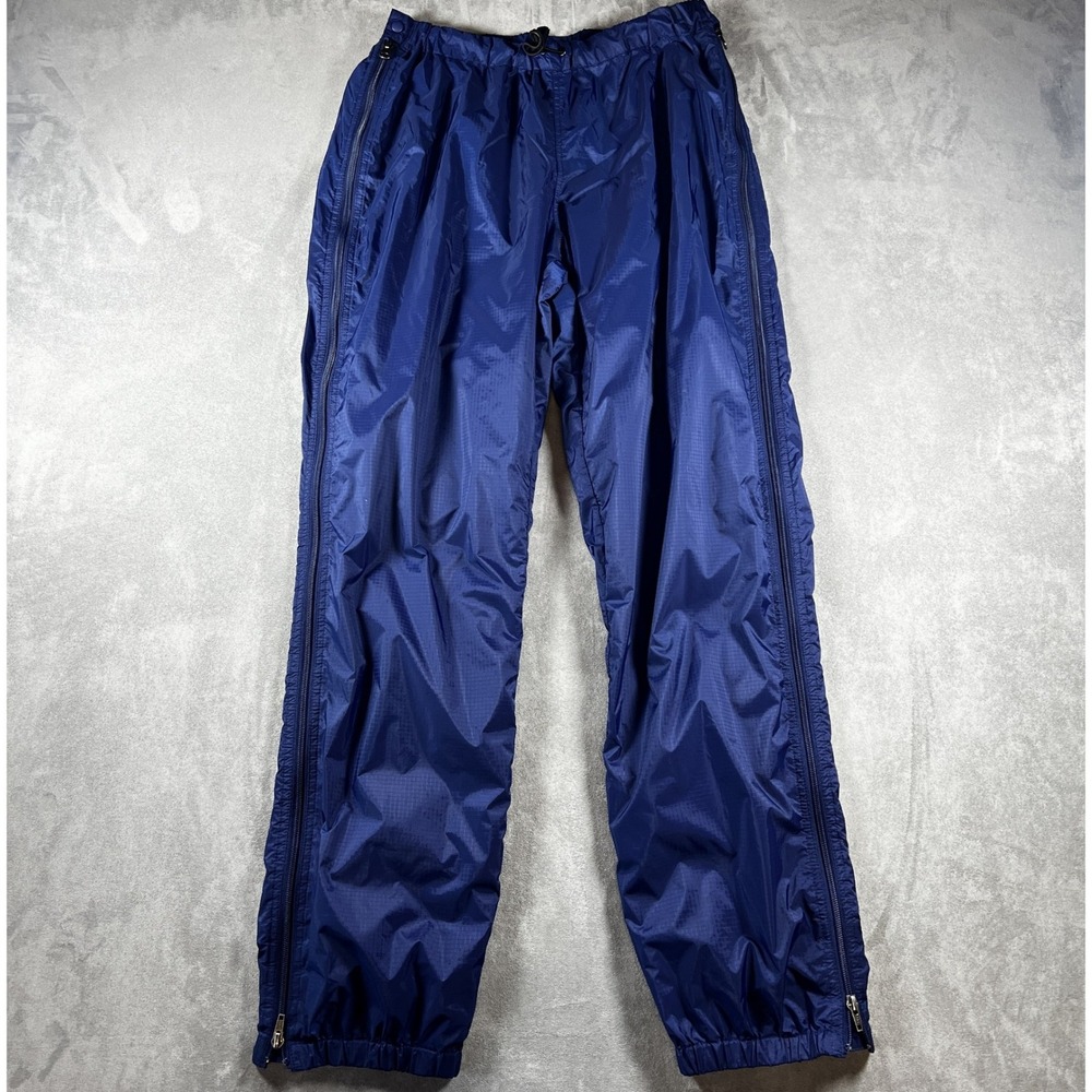 Vintage Patagonia Men's Full Leg Zip Rain Gore Nylon Windbreaker Pants L Outdoor